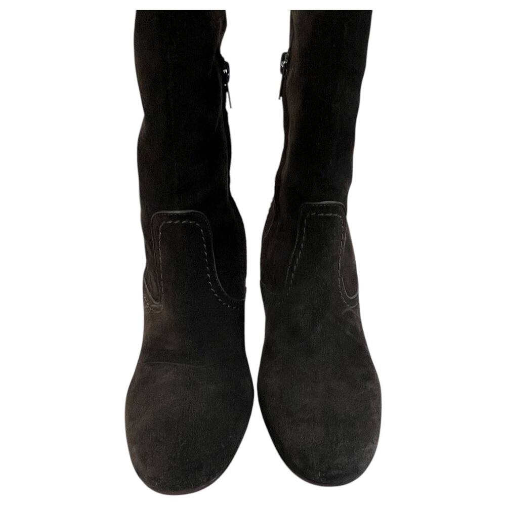 See By Cloe Boots Womens 37 7 Brown Suede Leather Knee High Tall Lara Designer - Picture 5 of 13
